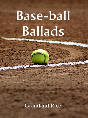 cover image of Base-Ball Ballads